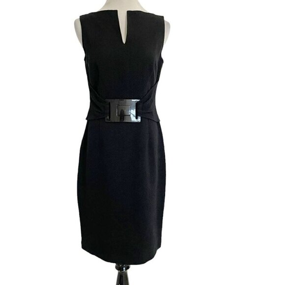 David Meister Size 4 Dress Sleeveless Career Classy Professional - Picture 1 of 8